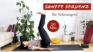 Yoga für Schwangere  3 Trimester  20 Minuten [upl. by Swagerty431]