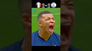 Mbappe Vs Messi 😱🔥 France Vs Argentina🥵🥶youtube football shorts messi [upl. by Htezil36]