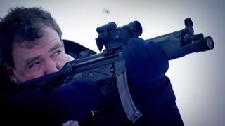 Guns amp Ice Winter Biathlon CHALLENGE  Top Gear Winter Olympics  Top Gear [upl. by Matejka]