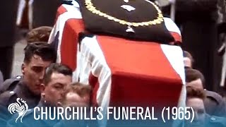 Sir Winston Churchills Funeral A World In Remembrance 1965  British Pathé [upl. by Clary900]