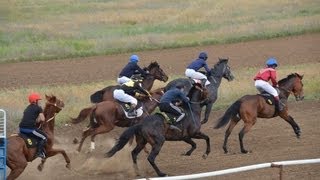 Скачки на лошадях Элиста 16 мая 2013г III заезд 1600 метров [upl. by Ytteb]