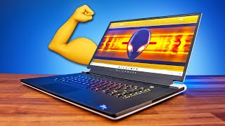 The Most Powerful Alienware Gaming Laptop x17 R2 Review [upl. by Im]