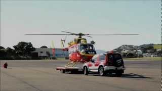 Wellington Westpac Rescue Helicopter Start up and display [upl. by Ahseina271]