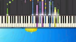 Cosi celesteZucchero Synthesia Piano Piano Tutorial Synthesia [upl. by Ahsekin]