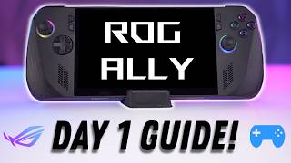 ROG ALLY Everything you need to get started [upl. by Nerrag417]