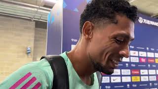 Wayde Van Niekerk Wins London Diamond League 400m in 4436 [upl. by Ahsuoj]