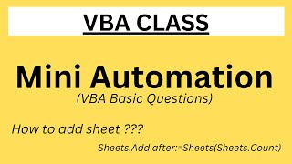 Excel VBA  VBA Basics Coding  Step by Step VBA Learning  MISSupportJunction [upl. by Githens]