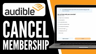 How to Cancel Audible Membership Through Amazon  EasytoFollow Tutorial 2024 [upl. by Ecirtal]