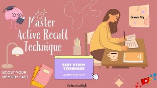 How To Use Active Recall in Your Study Session  Best Study Technique  Educate With GK [upl. by Sundberg665]