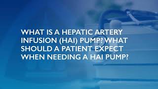 Hepatic Artery Infusion Pump [upl. by Xenophon473]