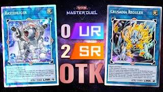 YuGiOh Master Duel  Cheapest 0 UR 2 SRs Budget Crusadia Kaiju OTK Deck  Synchro x Link Festival [upl. by Attenweiler963]