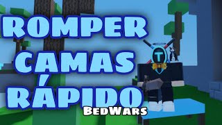 GLITCH  ROMPER BLOQUES RÁPIDOPARCHEADO  Roblox BedWars shorts [upl. by Banyaz]