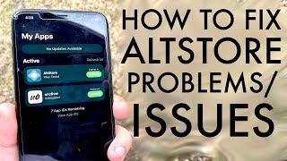 How To Fix AltStore Issues Not Installing Crashing Etc [upl. by Armanda]