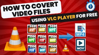 How to Convert Video Files Using VLC Media Player  Convert MKV MP4 AVI MP3 [upl. by Radack]