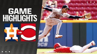 Astros vs Reds Game Highlights 9524  MLB Highlights [upl. by Eaver376]