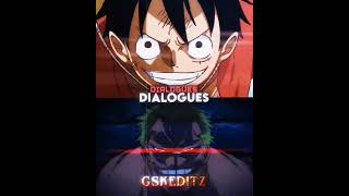 Luffy vs Doflamingo writing wise anime onepiece shorts [upl. by Olpe]