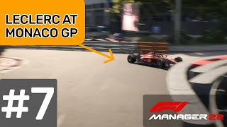 F1 Manager 2022 CAREER Part 7 Monaco Grand Prix [upl. by Schaab536]