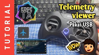 tutorial telemetry viewer pakai usb di remot betafpv radiolite 3 pro [upl. by Anaik875]