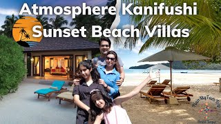 Atmosphere Kanifushi Maldives Beach Villas Overview Complete Tour of Kanifushi Beach Villa [upl. by Seyah252]