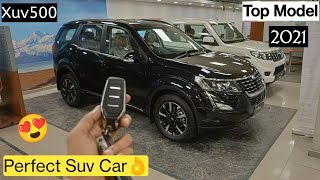 Mahindra Xuv500 W11 Opt 2021  Xuv500 Top Model Review  Price • Engine • Interior amp Exterior [upl. by Aihsinat]