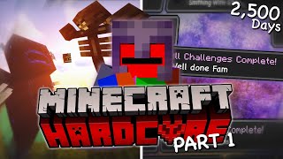 I Survived 2500 Days In Hardcore Minecraft Part 1 [upl. by Sisson]