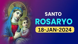 Santo Rosaryo 🙏🏻 Huwebes🙏🏻January 18  2024🙏🏻 Ang mga Misteryo ng Liwanag 🙏🏻 Tagalog Rosary [upl. by Juditha]