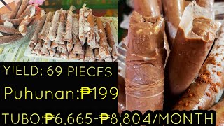 Choco Milk Icecandy Pangnegosyo recipe with complete costing [upl. by Geraldina]