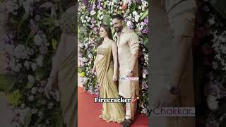 Shefali Jariwala and her Husband spotted at Ekta kapoors Diwali Party [upl. by Cristen]