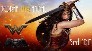 Wonder Woman Justice League Clips to Live Action Theme Youre a Wonder Woman [upl. by Mildred]