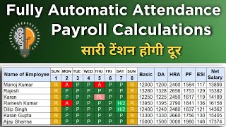 How to Maintain Attendance Register and Payroll with Quick Payroll App for Free [upl. by Analaf208]