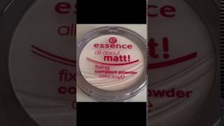 Essence all about matt fixing compact powder [upl. by Tillinger]