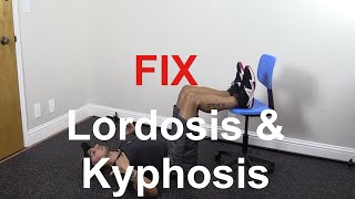 How to fix lordosis and kyphosis together [upl. by Giovanna]