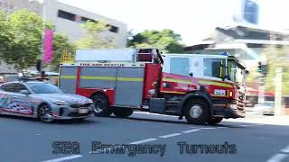 QFES 502A Responding to AFA QPS Blocking Road [upl. by Nolan991]