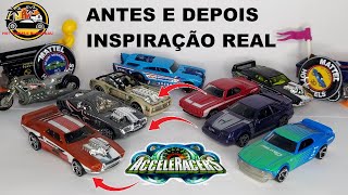 MODELOS DE CARROS REAIS HOT WHEELS QUE INSPIRARAM OS METAL MANIACS DOS ACCELERACERS SABIA ESTA [upl. by Mellisent319]