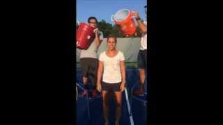 Dominika Cibulkova Ice Bucket Challenge [upl. by Zolly]