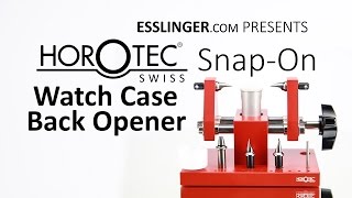 Horotec SnapOn Watch Case Back Opener [upl. by Hoopes]