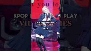 kpop idols who play video games part 1 kpop aespa enhypen twice lesserafim ive fyp shorts [upl. by Groome]