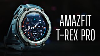 Большой Обзор Amazfit TRex Pro Лучшие защищенные Смарт Часы [upl. by Elem]