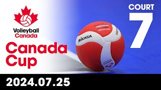 2024 Volleyball Canada Canada Cup 🏐 COURT 7  Day 2  Morning Session July 25 2024 [upl. by Cherilynn]