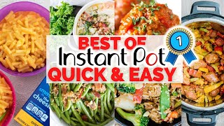 The BEST FAST and EASY Instant Pot Recipes [upl. by Eilema]