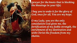 NOVENA TO MARY UNDOER OF KNOTS DAY2  7TH AUGUST [upl. by Derte]