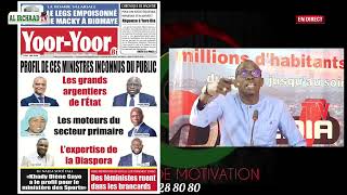 JANGATTE JOURNAL YOOR YOOR AVEC MANSOUR DIOP quot DEME MAKA TAKOULE BA DO FAYY SUNU XALISS quot [upl. by Tnerual]