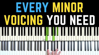 EVERY MINOR Chord Voicing You Need for Jazz Piano [upl. by Alta506]