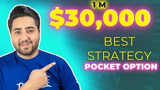 🔥 Best Strategy For Pocket Option 💰 30000 1Min strategy Live trade pocketoption binaryoptions [upl. by Aivartal]