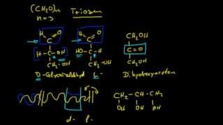 Organische Chemie  9 Kohlenhydrate 1  Triosen [upl. by Yarb289]