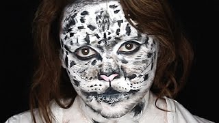 SNOW LEOPARD MAKEUP TUTORIAL [upl. by Cida]