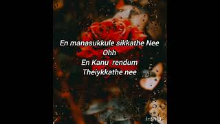 kaathadi song lyrics in english trending song youtube [upl. by Kubetz774]