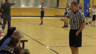 Referee Warns Fan Twice at Basketball Tournament in LaConner Washington  December 12 2015 [upl. by Emiline333]