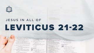 Leviticus 2122  Spotless Priests and Sacrifices  Bible Study [upl. by Yerhpmuh]