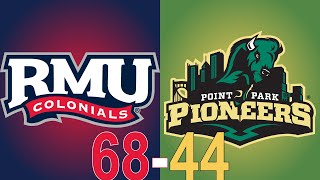 Robert Morris vs Point Park Womens Basketball Highlights 11624 [upl. by Neraj605]